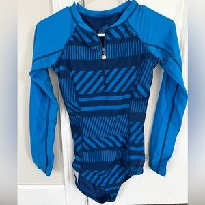 UV Skinz long sleeve swimsuit - half zip